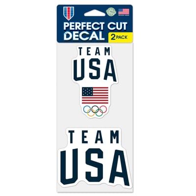  Team USA WinCraft 2-Pack Perfect Cut Decals