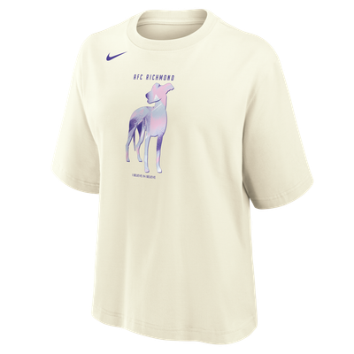 AFC Richmond x Ted Lasso Nike Women's Boxy T-Shirt - Cream