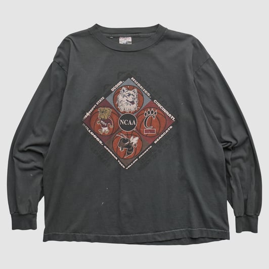 Teejays 1996 Long Sleeve T-shirt - Black - L by Fanatics Real Vintage