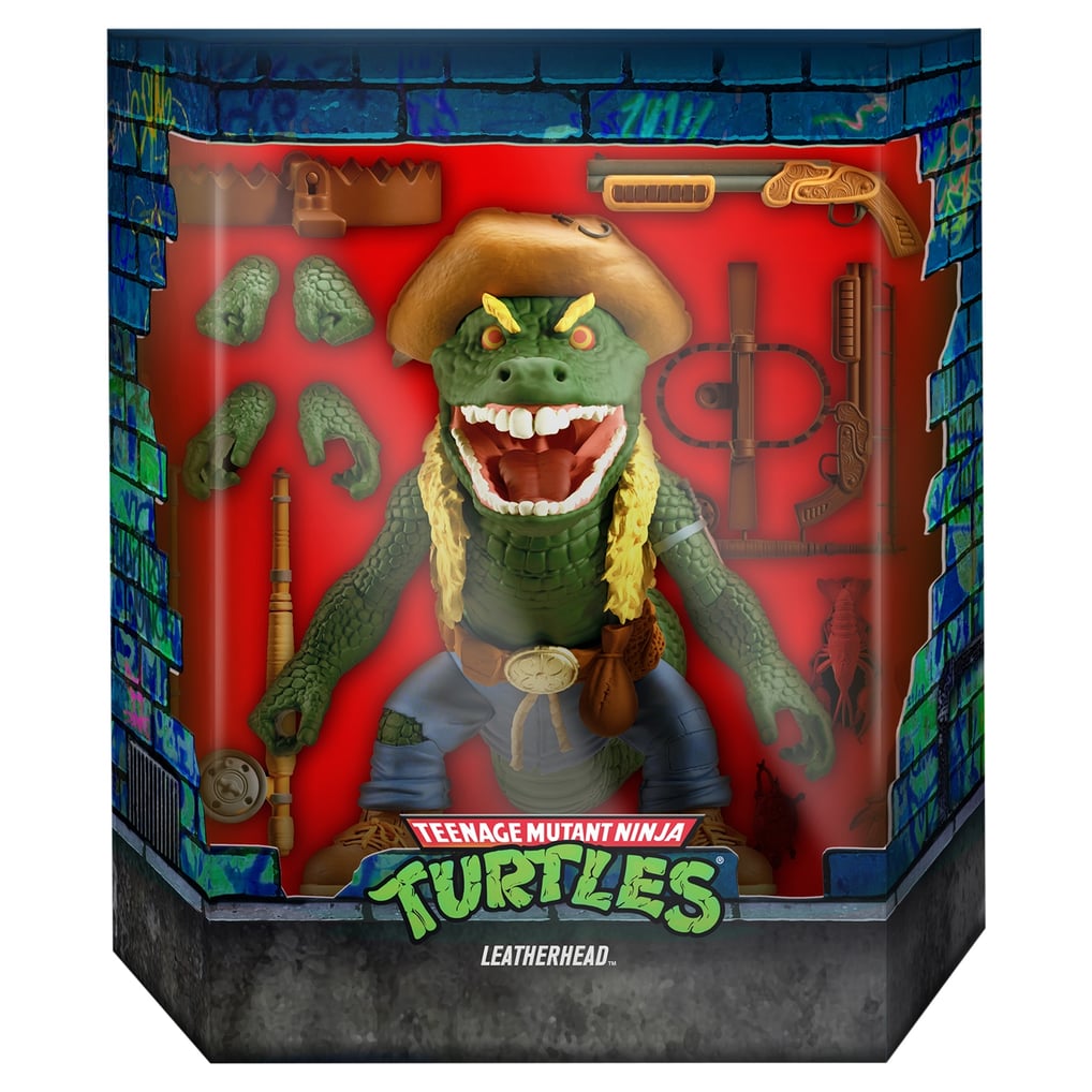 Teenage Mutant Ninja Turtles Super7 Leatherhead ULTIMATES! Figure 