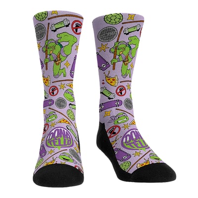  Teenage Mutant Ninja Turtles Rock Em Unisex Donatello Kaboom! Crew Socks