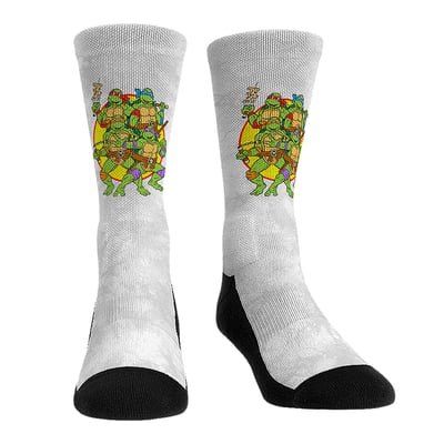  Teenage Mutant Ninja Turtles Rock Em Unisex Group Tie-Dye Crew Socks