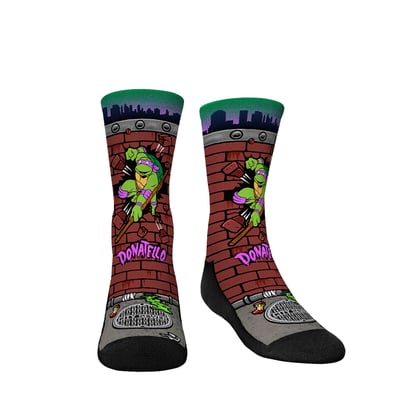  Teenage Mutant Ninja Turtles Rock Em Youth Donatello Breakout Crew Socks