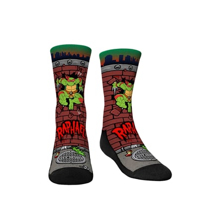  Teenage Mutant Ninja Turtles Rock Em Youth Raphael Breakout Crew Socks