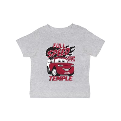 Temple Owls Vive La Fete Infant Full Speed T-Shirt - Gray