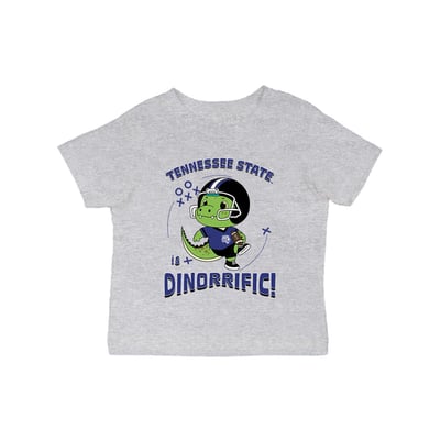 Tennessee State Tigers Vive La Fete Infant Dinorrific T-Shirt - Gray