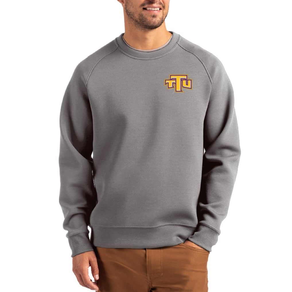 Tennessee Tech Golden Eagles Cutter & Buck Roam Recycled Pullover - Gray