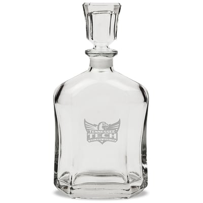 Tennessee Tech Golden Eagles 23.75oz. Crystal Whiskey Decanter