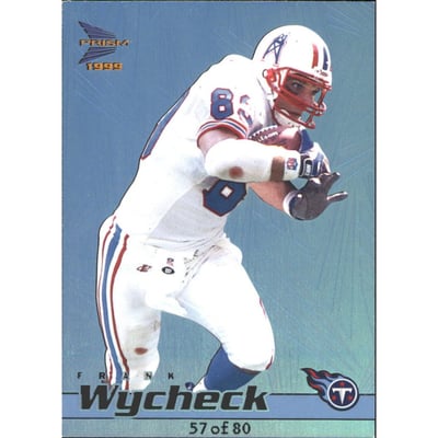 1999 Pacific Prisms Holographic Blue #146 Frank Wycheck