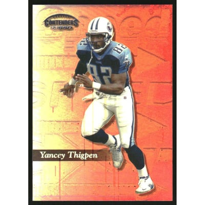 1999 Playoff Contenders SSD Speed Red #75 Yancey Thigpen