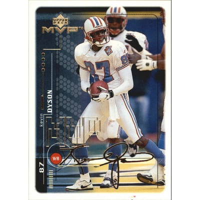 1999 Upper Deck MVP Gold Script #188 Kevin Dyson