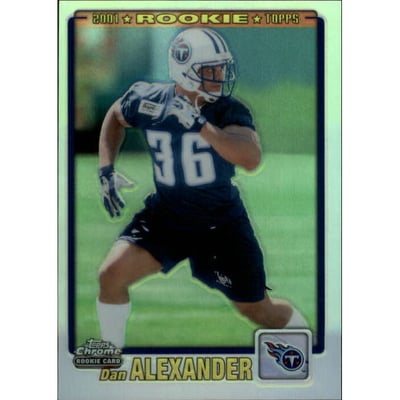 2001 Topps Chrome #264 Dan Alexander RC