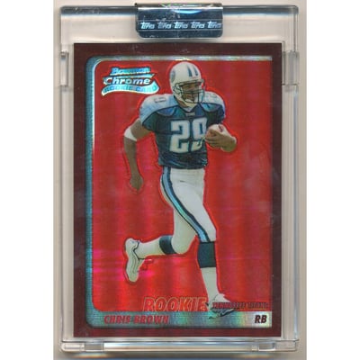 2003 Bowman Chrome Red Refractors #190 Chris Brown