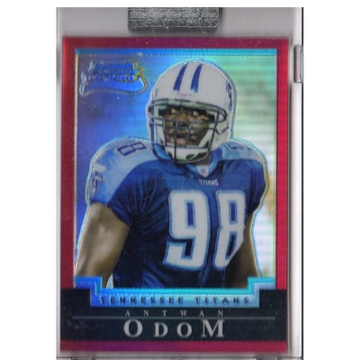 2004 Bowman Chrome Red Refractors #126 Antwan Odom