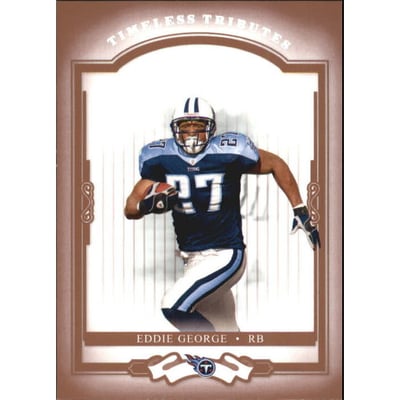 2004 Donruss Classics Timeless Tributes Red #96 Eddie George