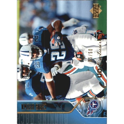 2004 Upper Deck UD Exclusive #190 Chris Brown