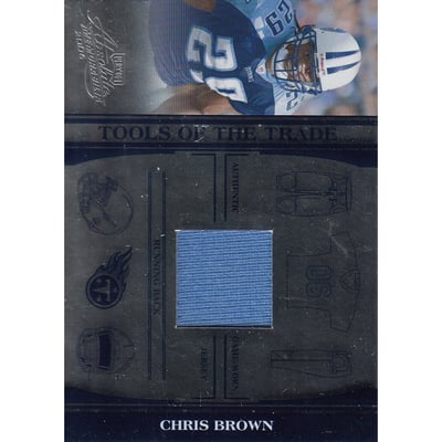 2006 Absolute Memorabilia Tools of the Trade Material Blue #TOT32 Chris Brown