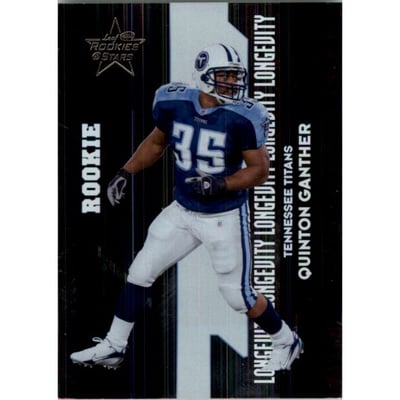 2006 Leaf Rookies and Stars Longevity Silver Parallel #154 Quinton Ganther