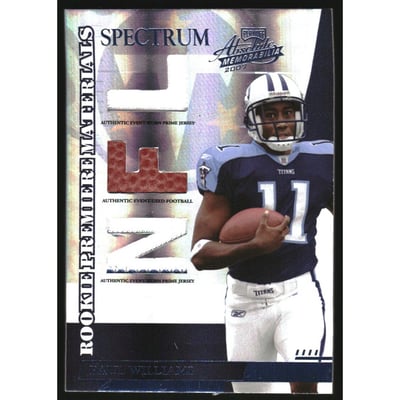 2007 Absolute Memorabilia Rookie Premiere Materials Spectrum Prime #277 Paul Williams