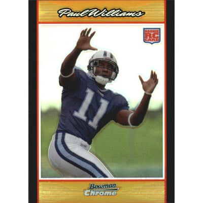 2007 Bowman Chrome Gold Refractors #BC77 Dwayne Jarrett