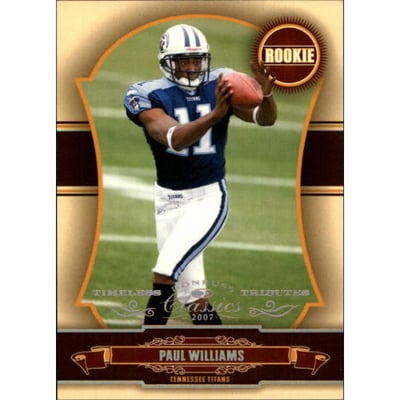 2007 Donruss Classics Timeless Tributes Bronze #187 Paul Williams