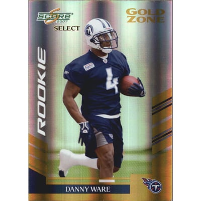 2007 Select Gold Zone #312 Danny Ware