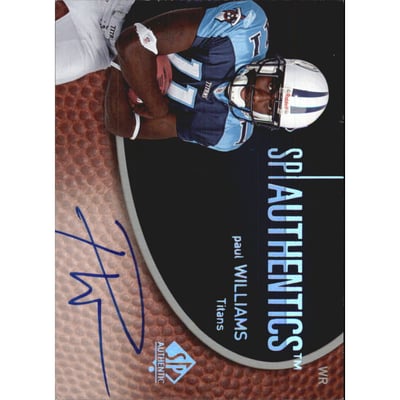 2007 SP Authentic Autographs #SPAAPW Paul Williams