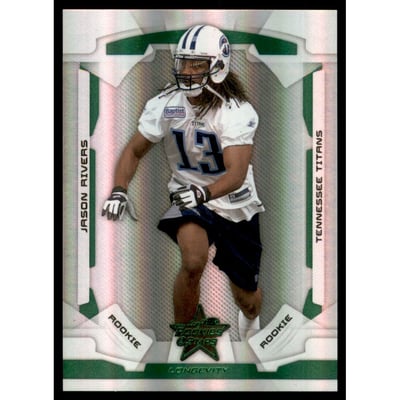2008 Leaf Rookies and Stars Longevity Emerald #143 Jason Rivers