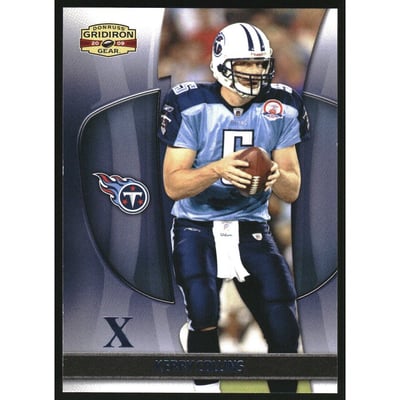 2009 Donruss Gridiron Gear Platinum X's #49 Kerry Collins