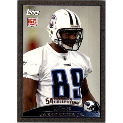 2009 Topps Black #378 Jared Cook