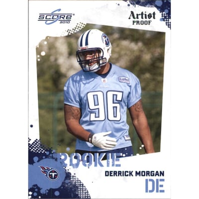 2010 Score Artist's Proof #331 Derrick Morgan