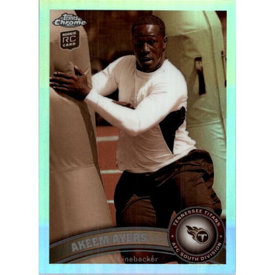 2011 Topps Chrome Sepia Refractors #166 Akeem Ayers