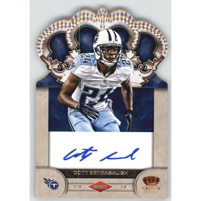 2012 Crown Royale Rookie Signatures #19 Coty Sensabaugh/245