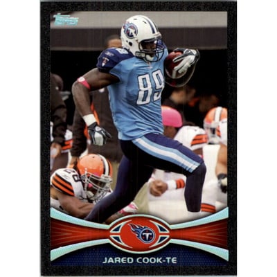2012 Topps Black #122 Jared Cook