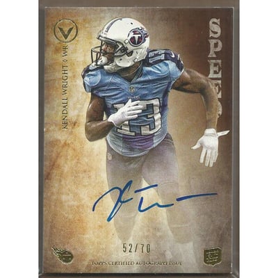 2012 Topps Valor Legionary Autographs Speed #LAKW Kendall Wright