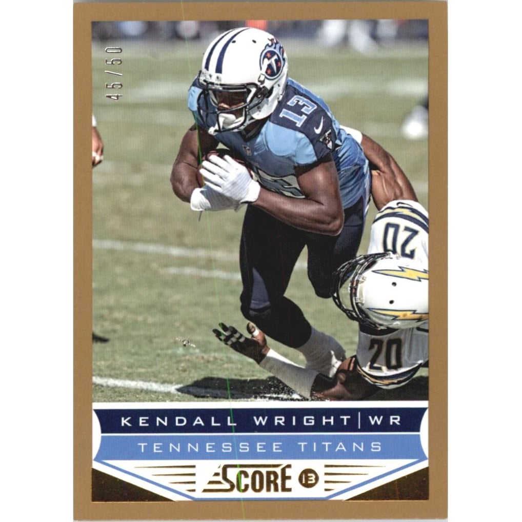 2013 Score Gold Zone #209 Kendall Wright