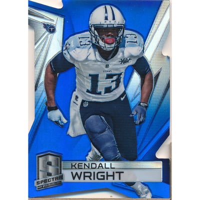2014 Panini Spectra Prizms Blue #326 L'Damian Washington AU