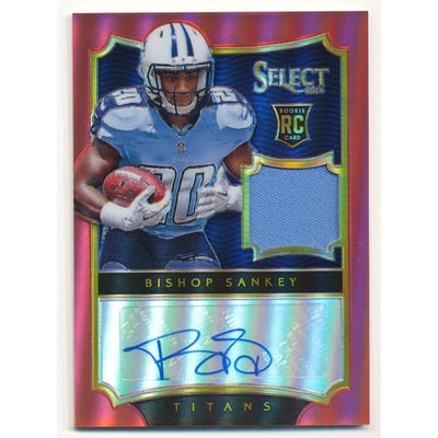 2014 Select Prizm Red #207 Bishop Sankey JSY AU/30