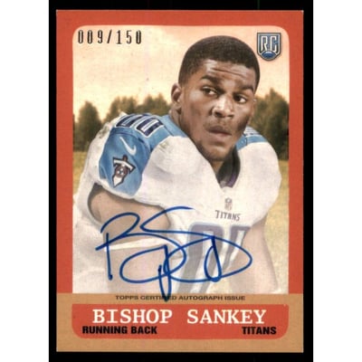2014 Topps '63 Mini Autographs #215 Bishop Sankey