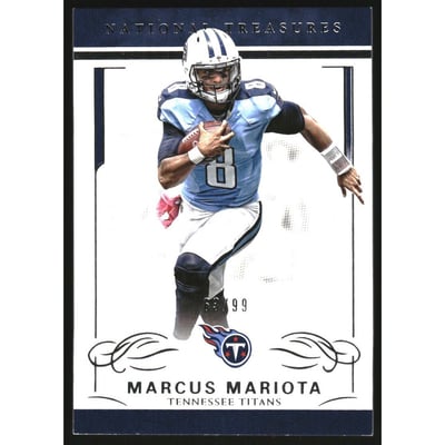 2016 Panini National Treasures #95 Marcus Mariota