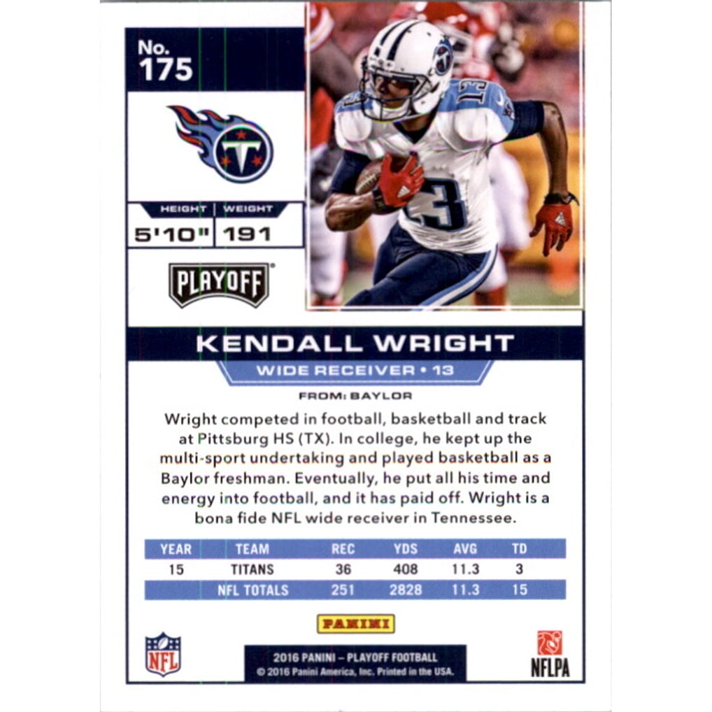 2016 Playoff 3rd Down #175 Kendall Wright