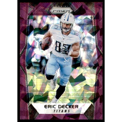 2017 Panini Prizm Prizms Purple Crystals #112 Eric Decker
