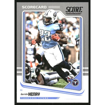 2018 Score Scorecard #314 Derrick Henry