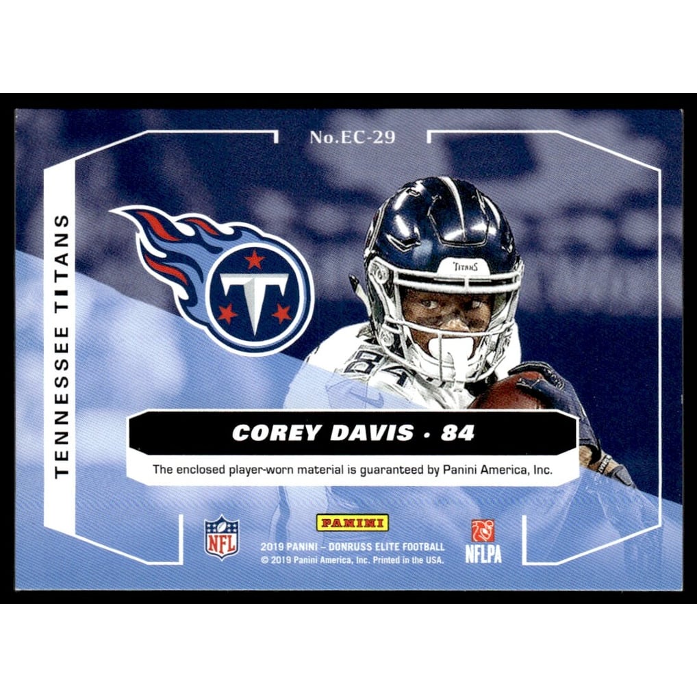 2019 Elite Coverage Materials Prime #29 Corey Davis