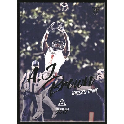 2019 Panini Luminance #174 A.J. Brown RC