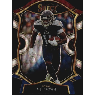 2020 Select Prizm Tri Color Die Cut #43 A.J. Brown