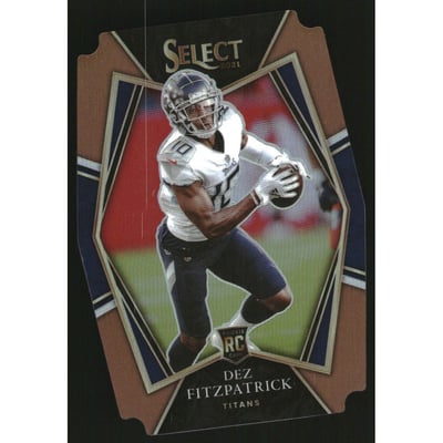 2021 Select Prizm Copper Die Cut #172 Dez Fitzpatrick