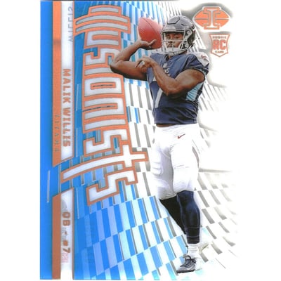 2022 Panini Illusions Illusionists Light Blue #13 Malik Willis