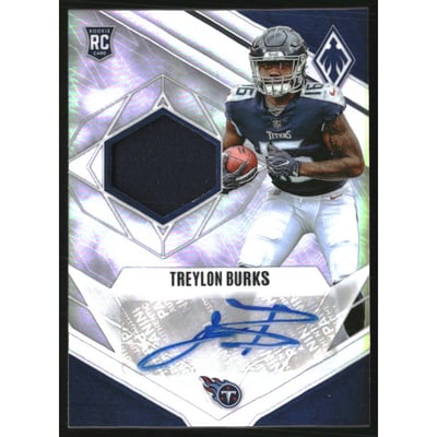 2022 Panini Phoenix Rookie Premiere Jersey Autographs #12 Treylon Burks/299