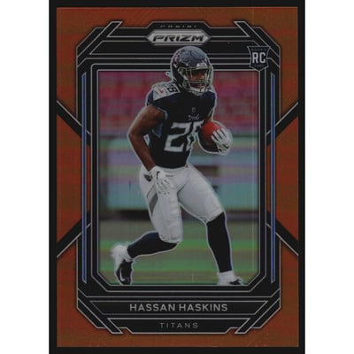 2022 Panini Prizm Prizms Orange #326 Hassan Haskins